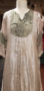 Green Tissue Kurta  with Pants