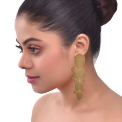 Statement Ovals Hanging Earring
