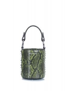 Green Mini Zoe Leather Bag