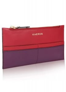 Red-Purple Leather Wallet