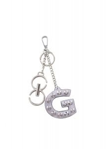 Silver 'G' Leather Charm