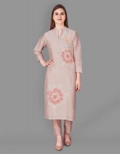 Rose Thread Embroidered Tunic